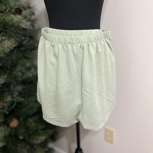 Mint Green Women's Athletic Shorts